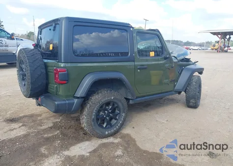 2021 Jeep Wrangler Willys 4X4 из США, поврежденный, VIN 1C4GJXAG5MW843128